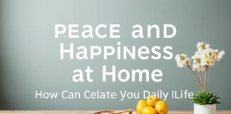 Evde Barış ve Mutluluk: Günlük Hayatınızı Nasıl Yükseltebilirsiniz Peace and Happiness at Home: How You Can Elevate Your Daily Life