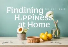 Evde Mutluluk Bulmak: Gündelik Yaşamın Keyfi Finding Happiness at Home: The Joy of Everyday Life