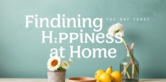 Evde Mutluluk Bulmak: Gündelik Yaşamın Keyfi Finding Happiness at Home: The Joy of Everyday Life