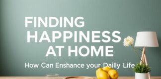 Evde Mutluluk Bulmak: Günlük Hayatınizi Nasıl Güzelleştirebilirsiniz Finding Happiness at Home: How You Can Enhance Your Daily Life