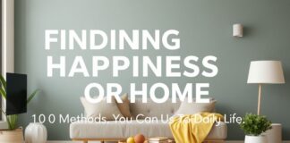 Evde Mutluluk Bulmak: Günlük Yaşamda Kullanabileceğiniz 10 Yöntem Finding Happiness at Home: 10 Methods You Can Use in Daily Life