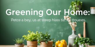 Evimizi Yeşilleştirmek: Sürdürülebilir Yaşam Tarzına Adım Adım Greening Our Home: Step by Step Towards a Sustainable Lifestyle