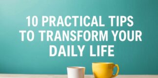 Günlük Hayatınızı Dönüştürmek için 10 Pratik İpuçları 10 Practical Tips to Transform Your Daily Life