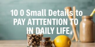 Günlük Hayatta Dikkate Alınması Gereken 10 Küçük Detay 10 Small Details to Pay Attention to in Daily Life