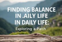 Günlük Yaşamda Denge Bulmak: Bir Yolu Keşfetmek Finding Balance in Daily Life: Exploring a Path