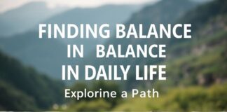 Günlük Yaşamda Denge Bulmak: Bir Yolu Keşfetmek Finding Balance in Daily Life: Exploring a Path
