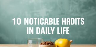 Günlük Yaşamda Dikkat Çeken 10 Alışkanlık 10 Noticeable Habits in Daily Life