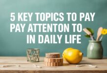 Günlük Yaşamda Dikkate Alınması Gereken 5 Ana Konu 5 Key Topics to Pay Attention to in Daily Life