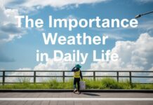 Günlük Yaşamda Hava Durumunun Önemi The Importance of Weather in Daily Life