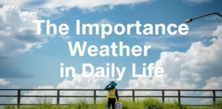Günlük Yaşamda Hava Durumunun Önemi The Importance of Weather in Daily Life