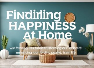 Mutluluğu Evde Bulmak: Evimizi Dönüştürmek ve Yaşam Kalitemizi Artırmak Finding Happiness at Home: Transforming Our Homes and Enhancing Our Quality of Life