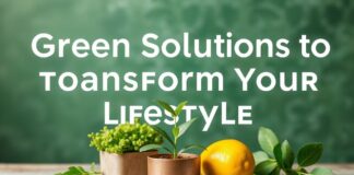 Yaşam Tarzınızı Dönüştürmek İçin Yeşil Çözümler Green Solutions to Transform Your Lifestyle