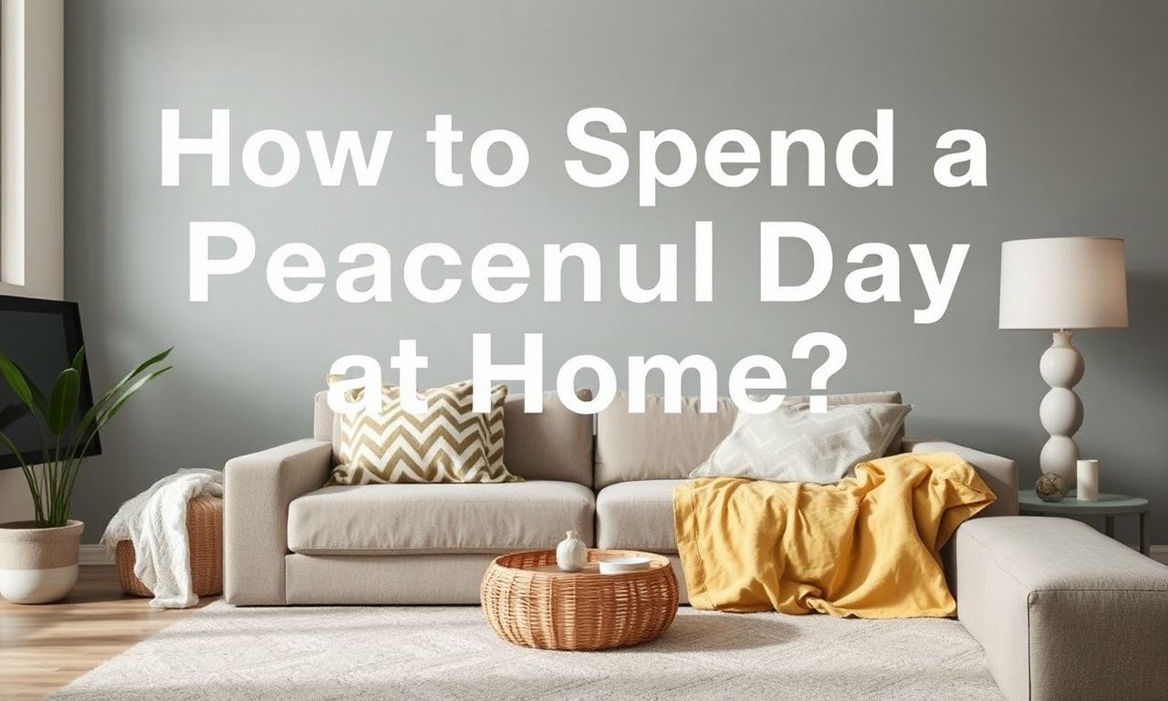 Evde Huzurlu Bir Gün Nasıl Geçirilir?