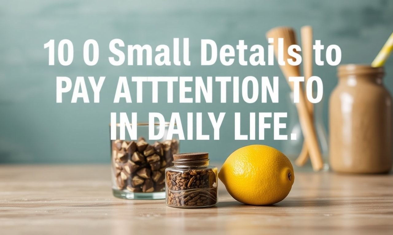 Günlük Hayatta Dikkate Alınması Gereken 10 Küçük Detay