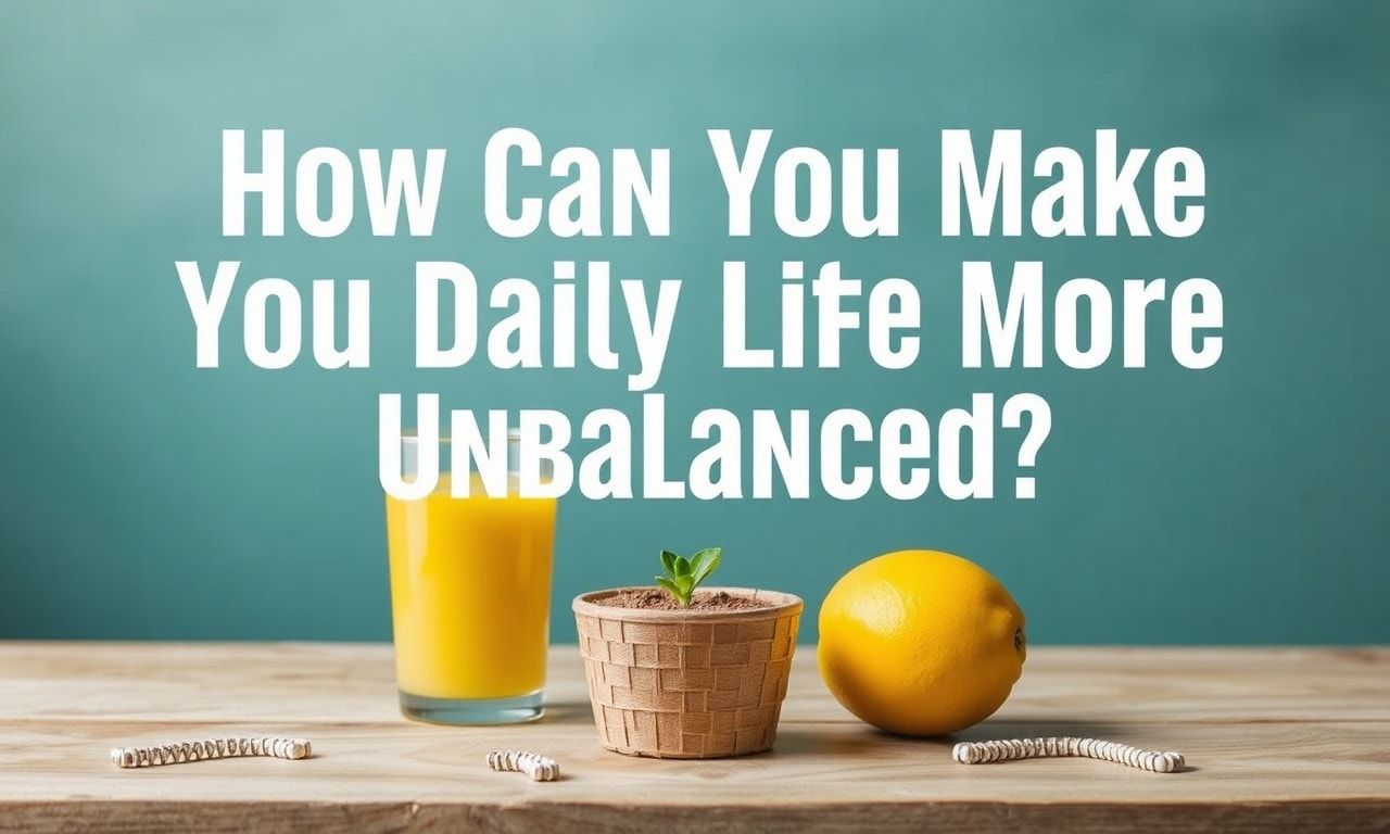 Günlük Yaşamınızı Nasıl Daha Dengesiz Hale Getirebilirsiniz?
