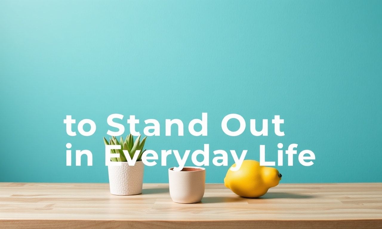 Günlük Yaşamda Dikkat Çekmek İçin 5 Adım