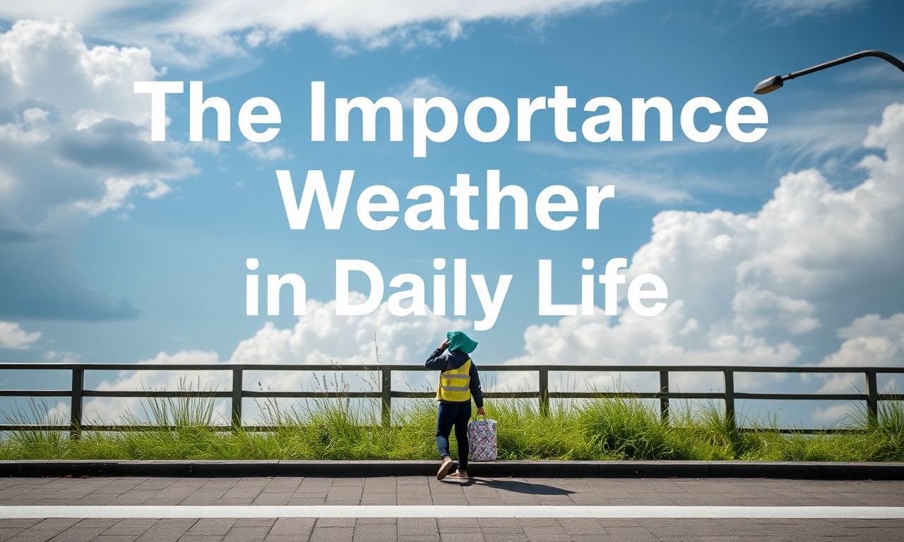 Günlük Yaşamda Hava Durumunun Önemi
