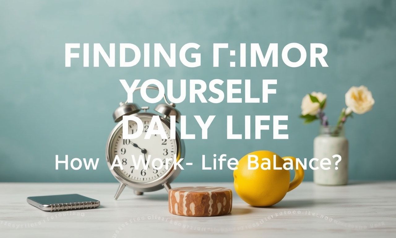 Günlük Yaşamda Kendi İçin Zaman Bulmak: İş ve Yaşam Dengesini Nasıl Sağlarız?