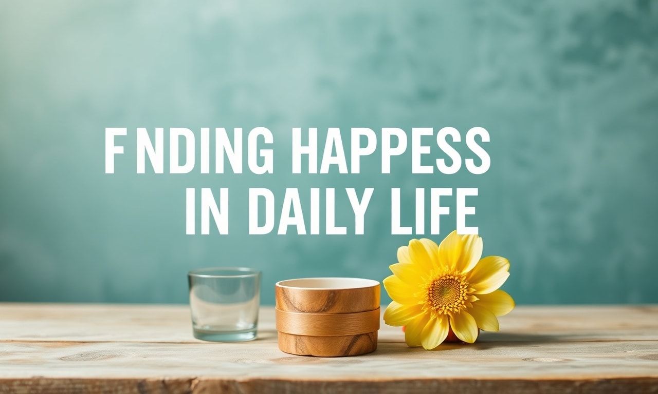Günlük Yaşamda Mutluluk Bulmak: İpucları ve Yöntemler