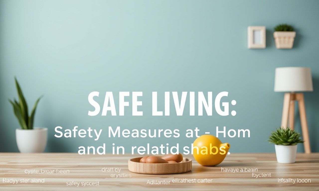 Güvenli Bir Yaşam Tarzı: Evde ve İlişkilerde Güvenlik Önlemleri