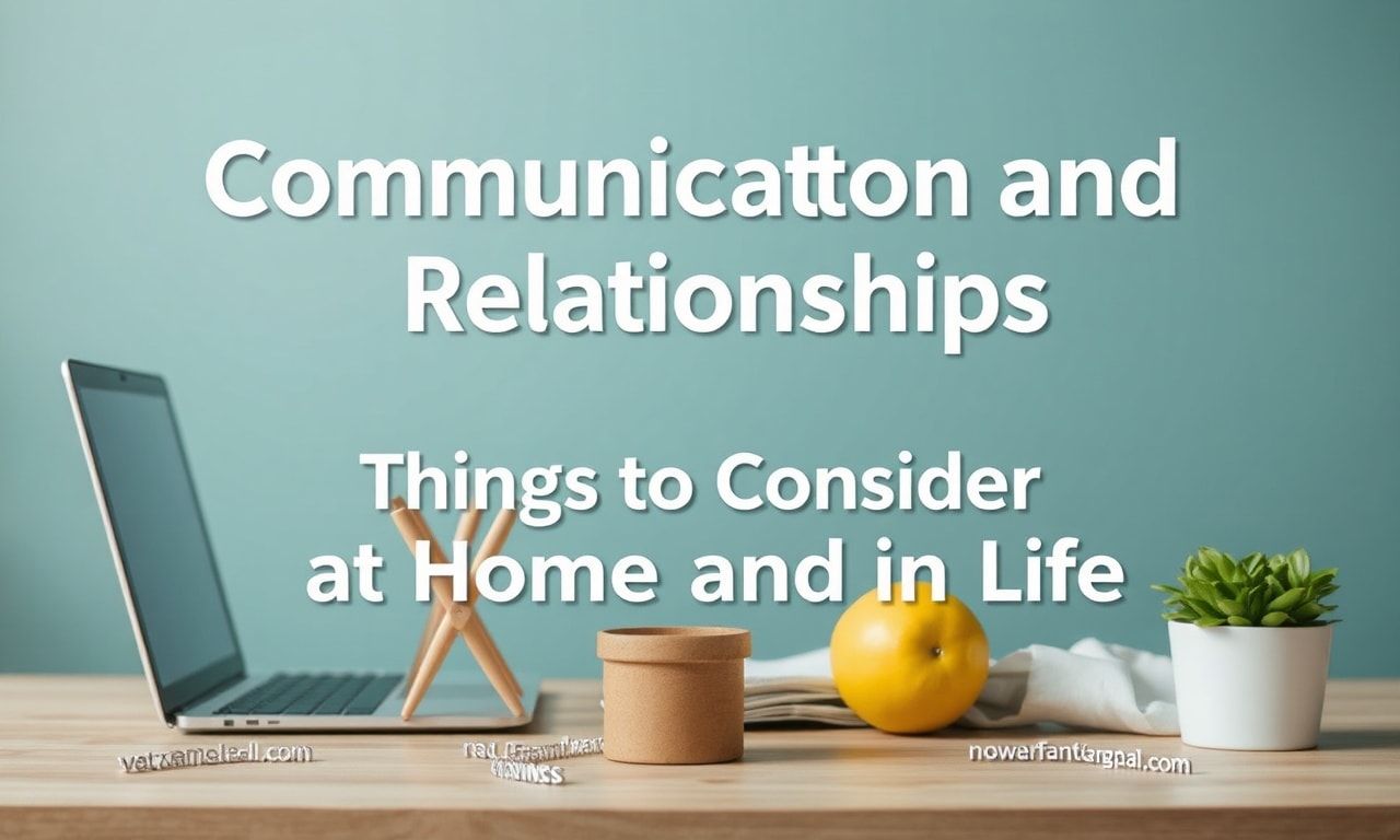 İletişim ve İlişkiler: Evde ve Yaşamda Dikkate Alınması Gerekenler